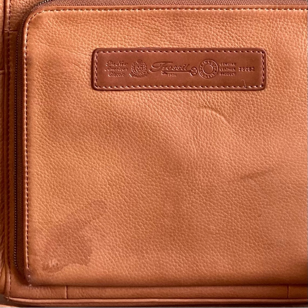 Vintage Fossil Leather Crossbody Bag - Picture 5 of 12